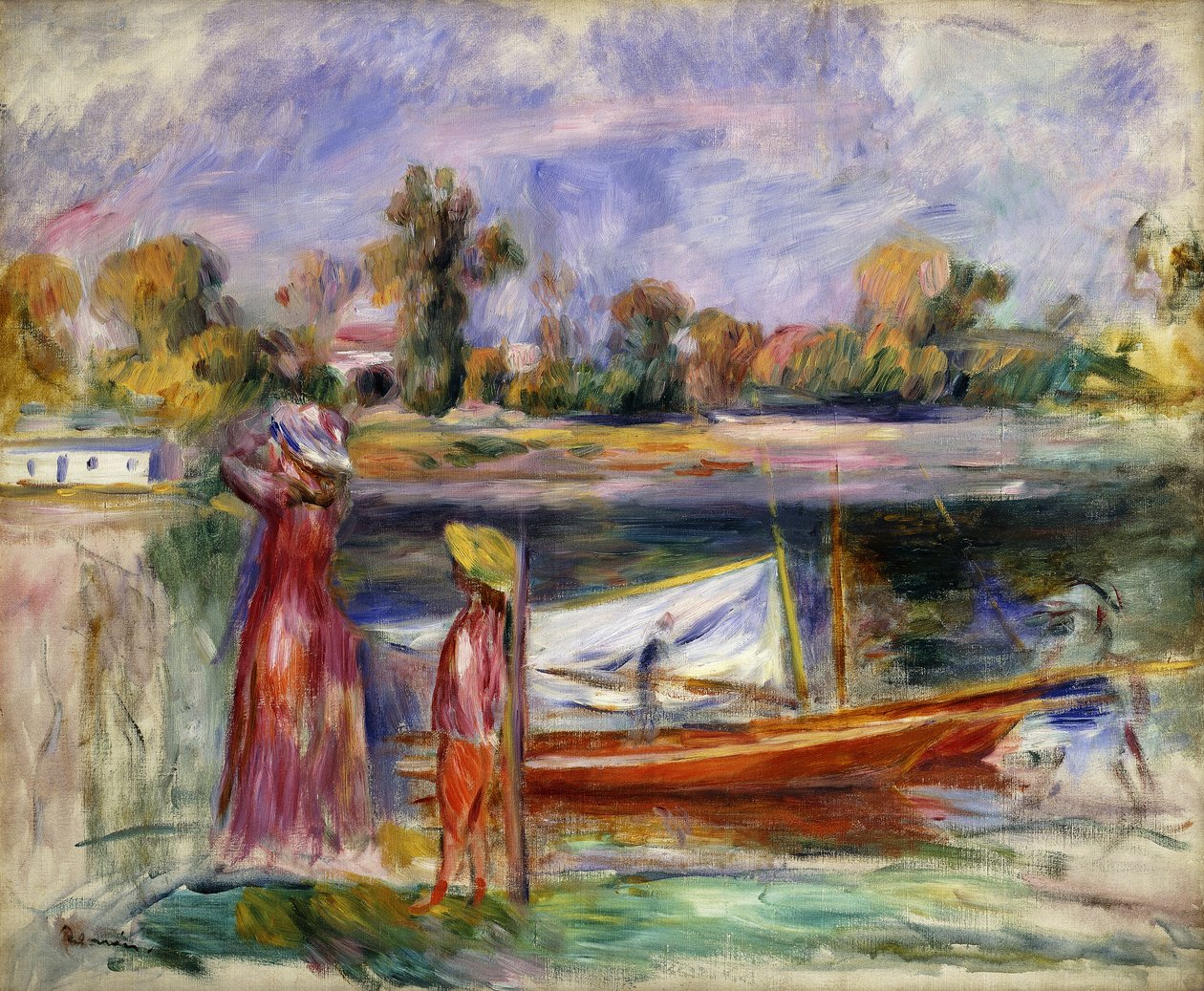 Young Girls in Argenteuil by Pierre-Auguste Renoir