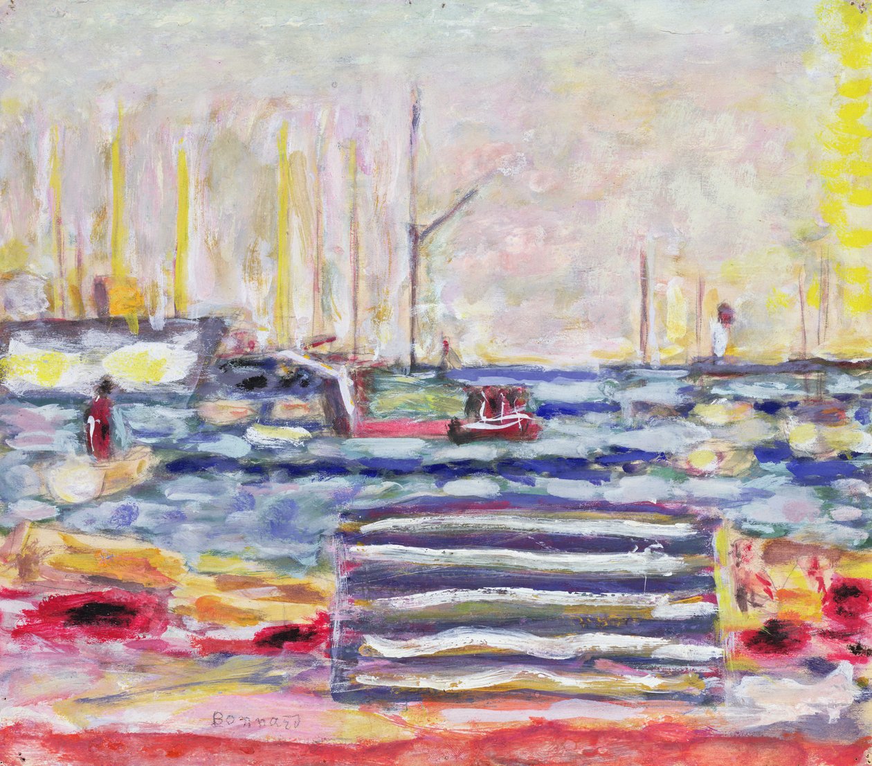 A Port in Normandy, c.1930 by Pierre Bonnard: Fine art print