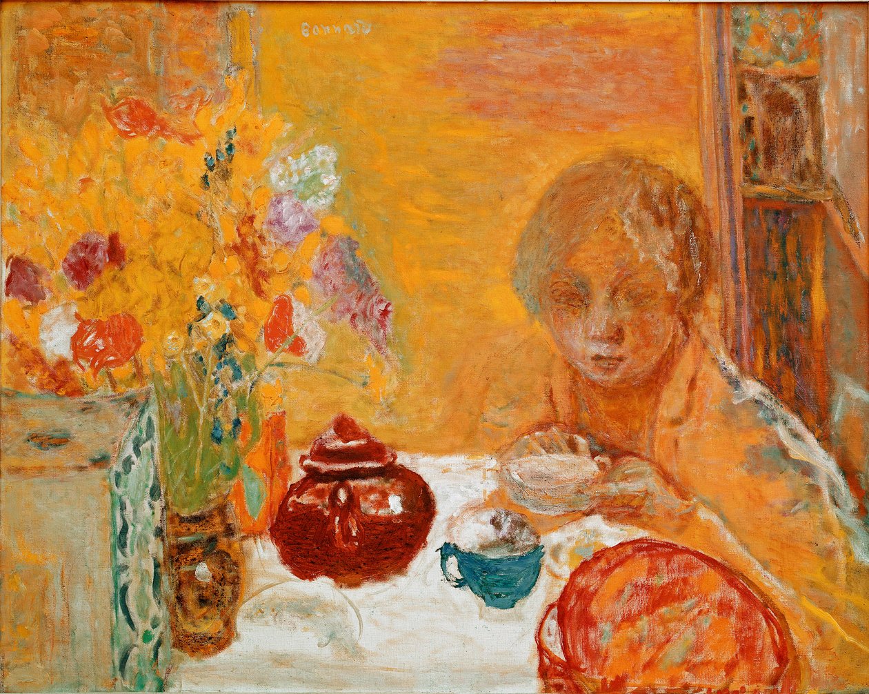 Breakfast by Pierre Bonnard: Premium art reproduction