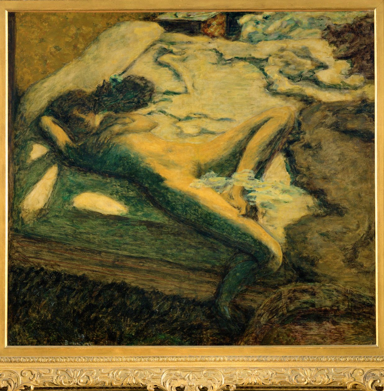 Woman Asleep on Her Bed or The Indolent by Pierre Bonnard