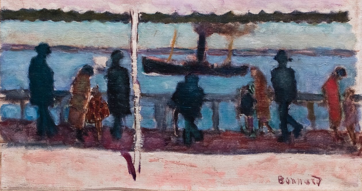 River Walk by Pierre Bonnard