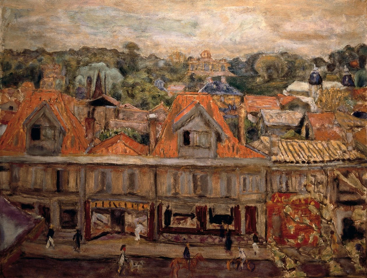Street at Arcachon, 1930 by Pierre Bonnard