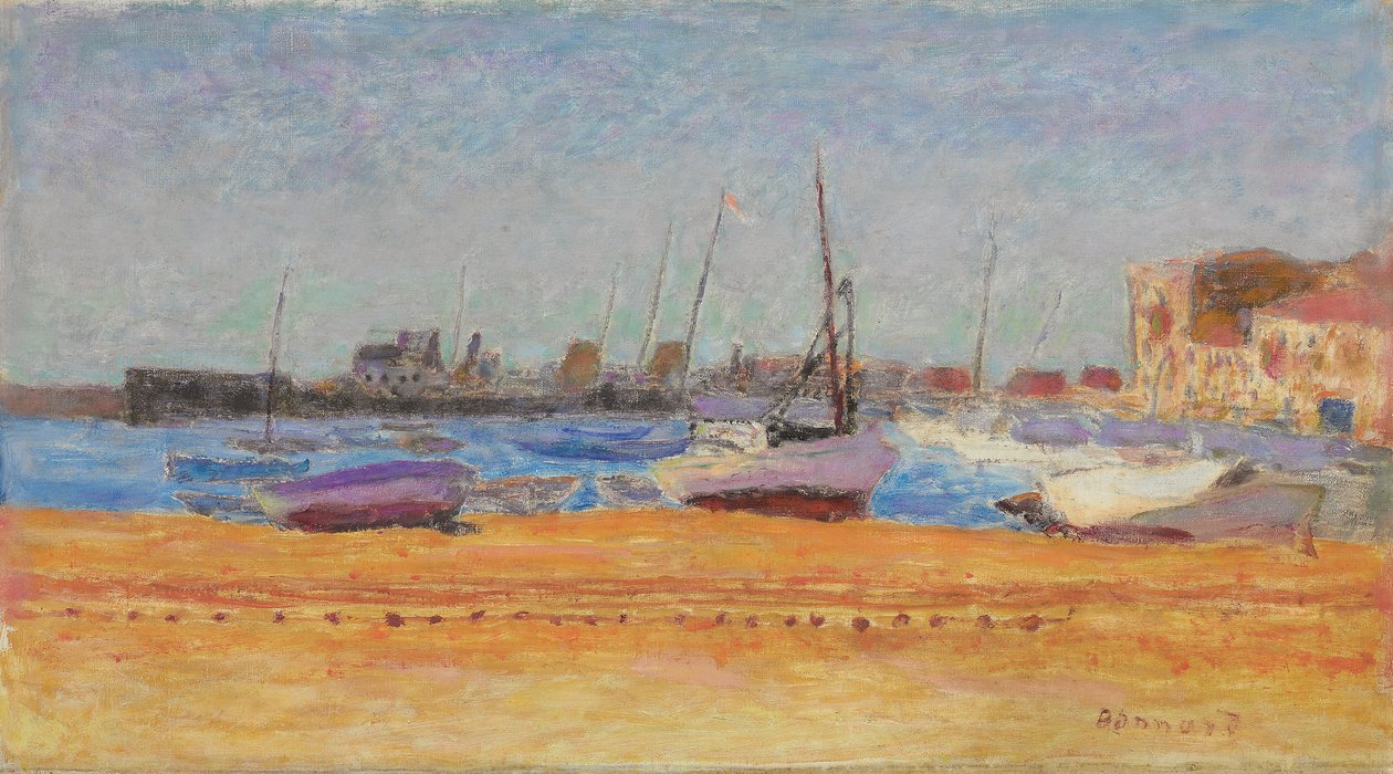 The Port of Cannes by Pierre Bonnard