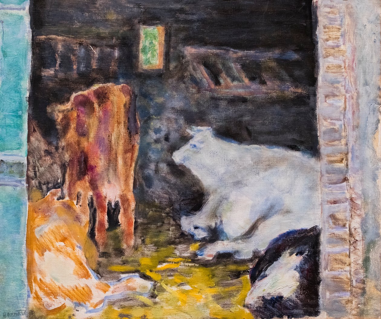 The Stable, ca. 1912 by Pierre Bonnard