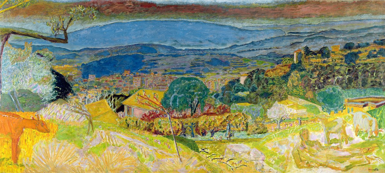 View of Le Cannet by Pierre Bonnard: Buy fine art print