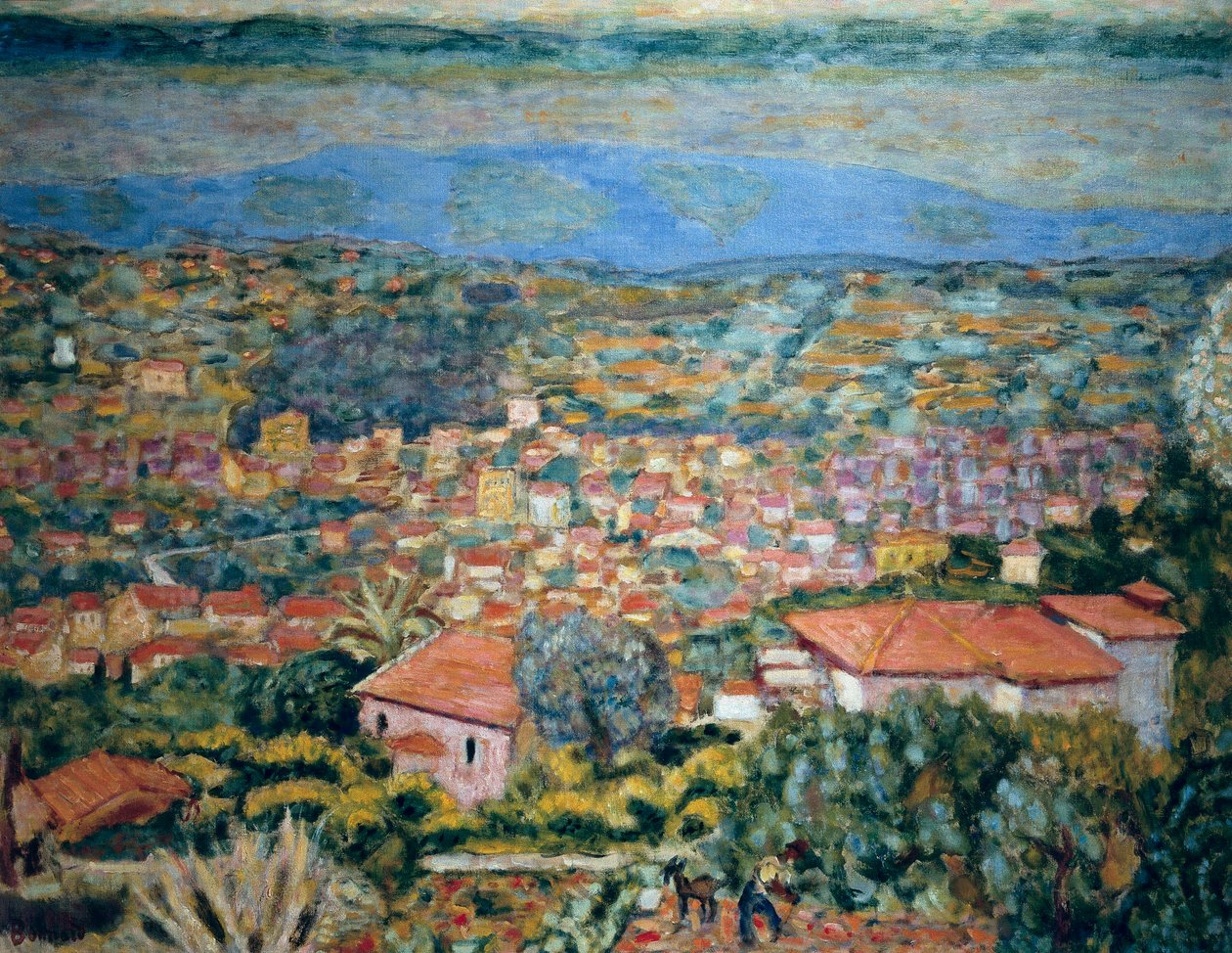 View of Le Cannet, Roofs (Alpes Maritimes, Provence-Alpes-Cote d