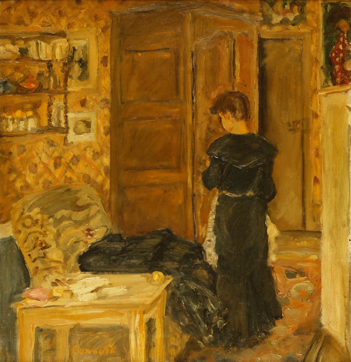 Woman in an Interior by Pierre Bonnard: Buy fine art print