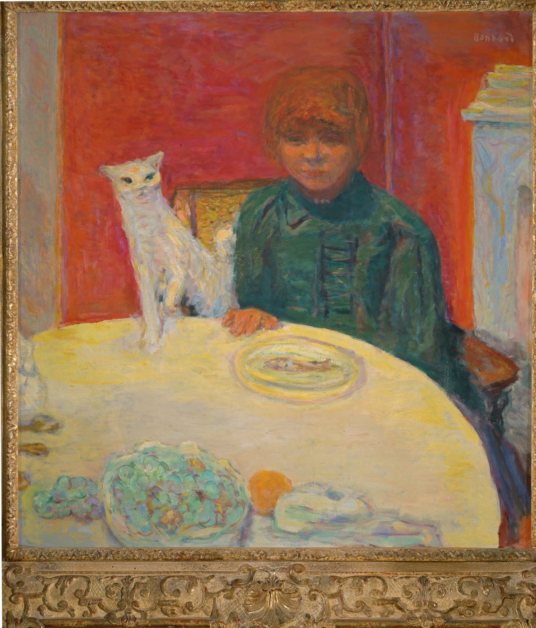 Woman with Cat or The Exacting Cat by Pierre Bonnard