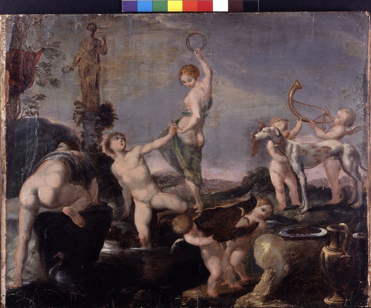 The hunt of Meleagra with the wild boar by Pierre Brebiette