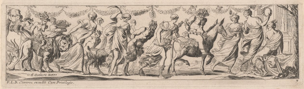 Woman Whipping a Satyr by Pierre Brebiette
