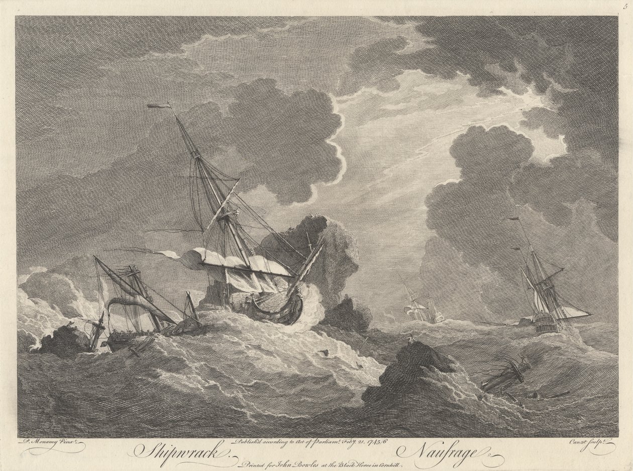 Shipwreck by Pierre-Charles Canot