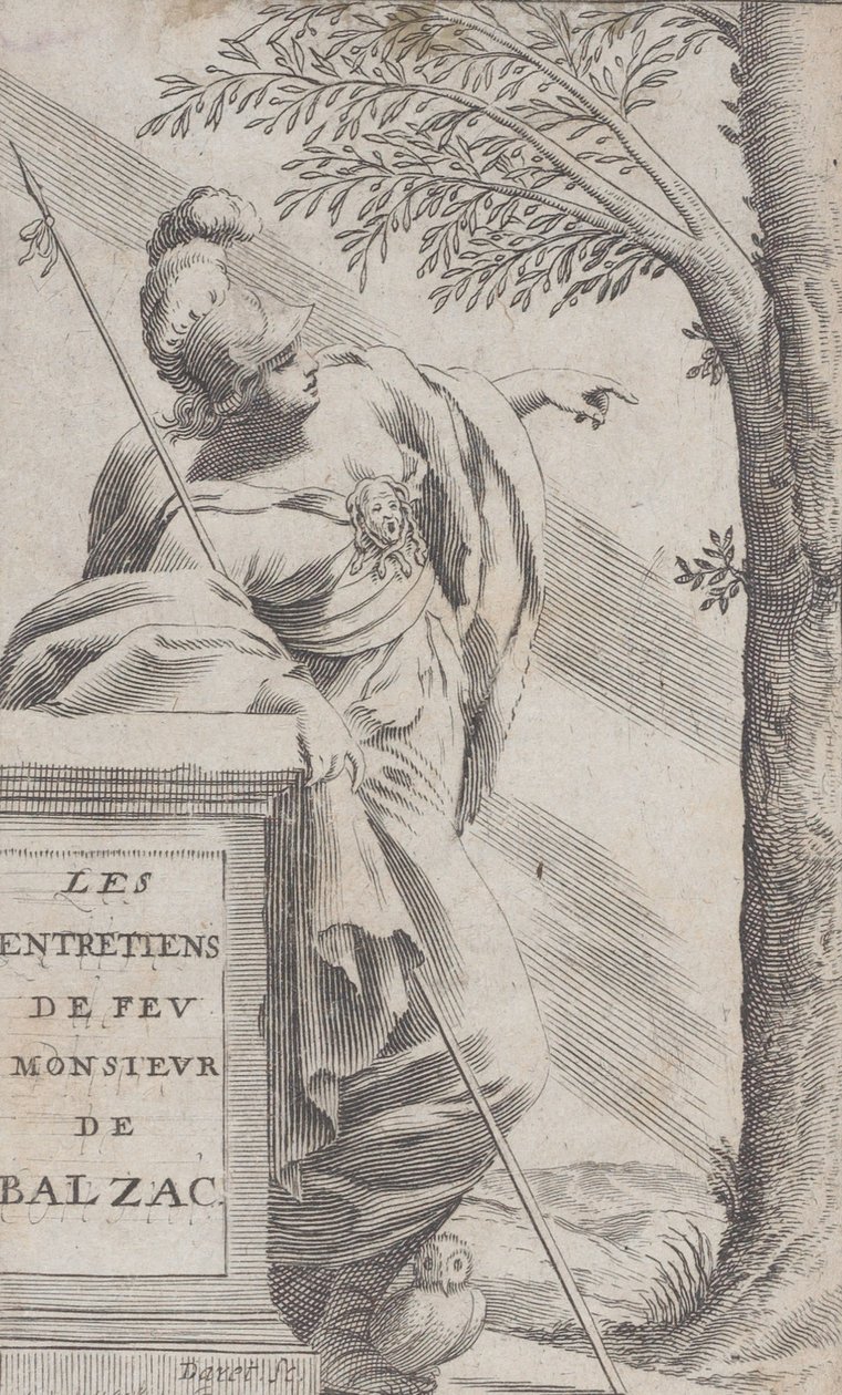 Frontispiece, from Interviews with the Late Mr. Balzac Les Entretiens de Feu Monsieur d by Pierre Daret