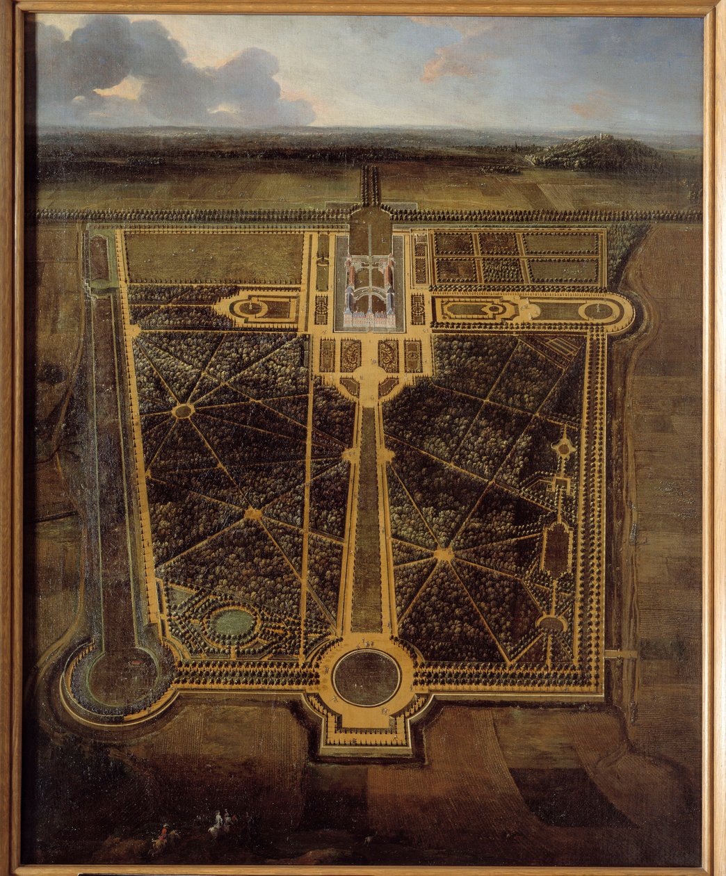 Perspective View of a Castle and a Park a la Francaise by Pierre-Denis Martin