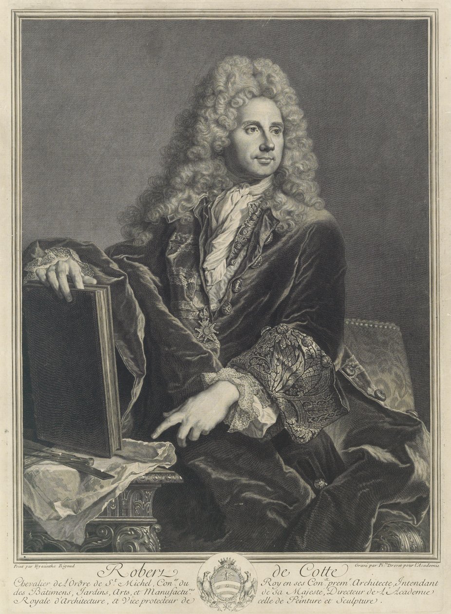 Robert de Cotte by Pierre Drevet
