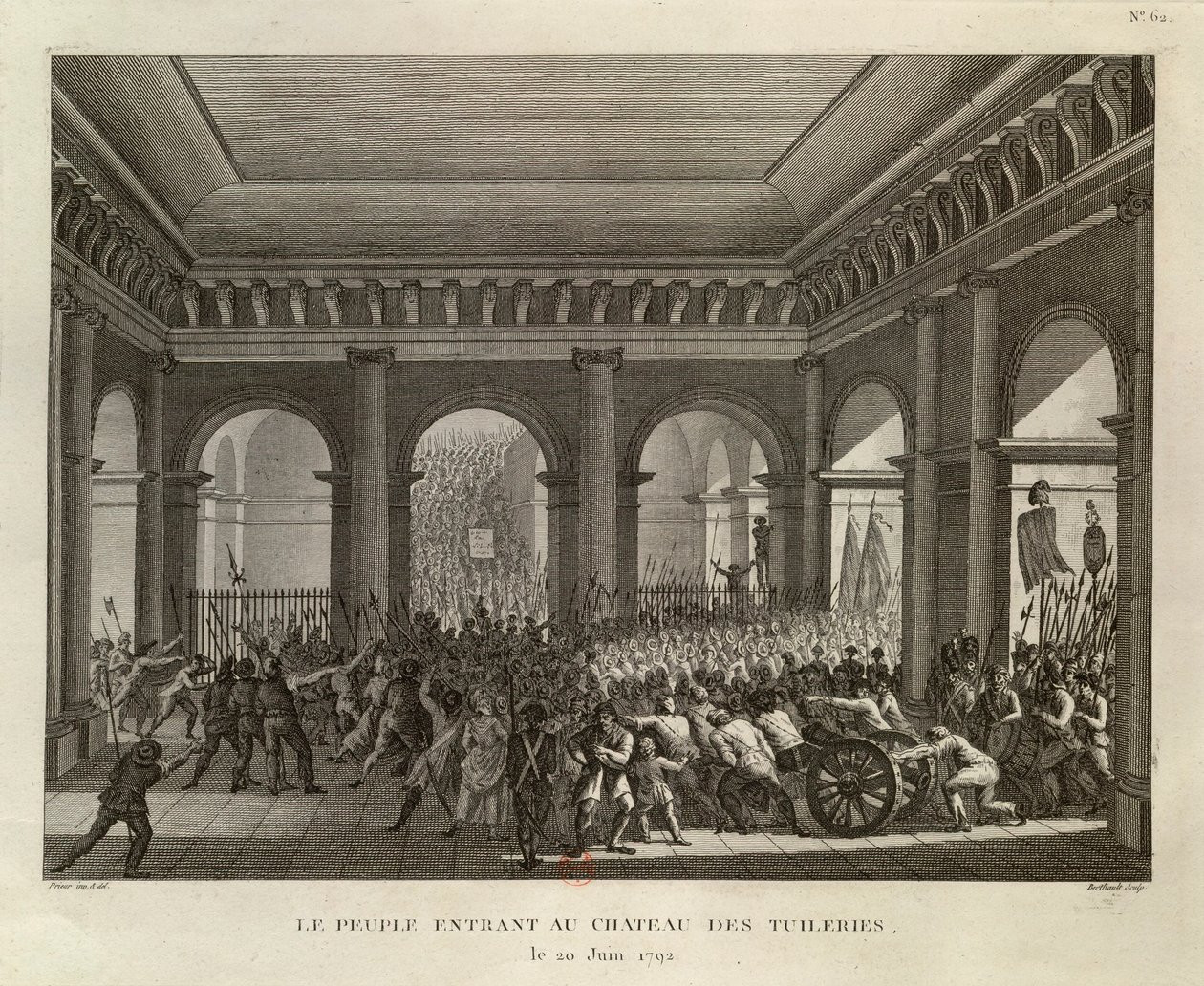 The People Entering the Tuileries Palace by Pierre-Gabriel Berthault