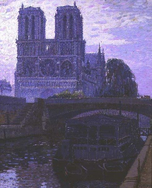 Notre Dame, Paris by Pierre Gaston Rigaud: Fine art print