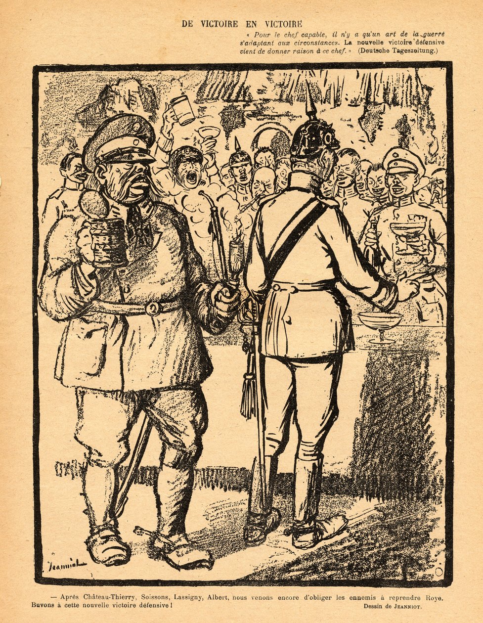 The Red Laugh, Satirical in Black & White by Pierre Georges Jeanniot