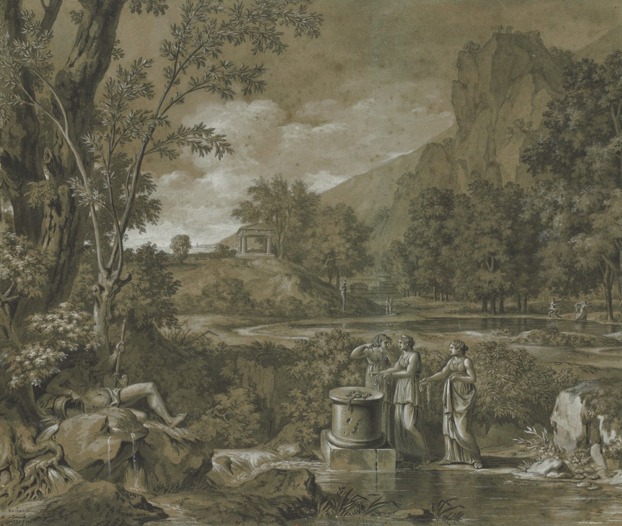 Classical Landscape by Pierre-Henri de Valenciennes