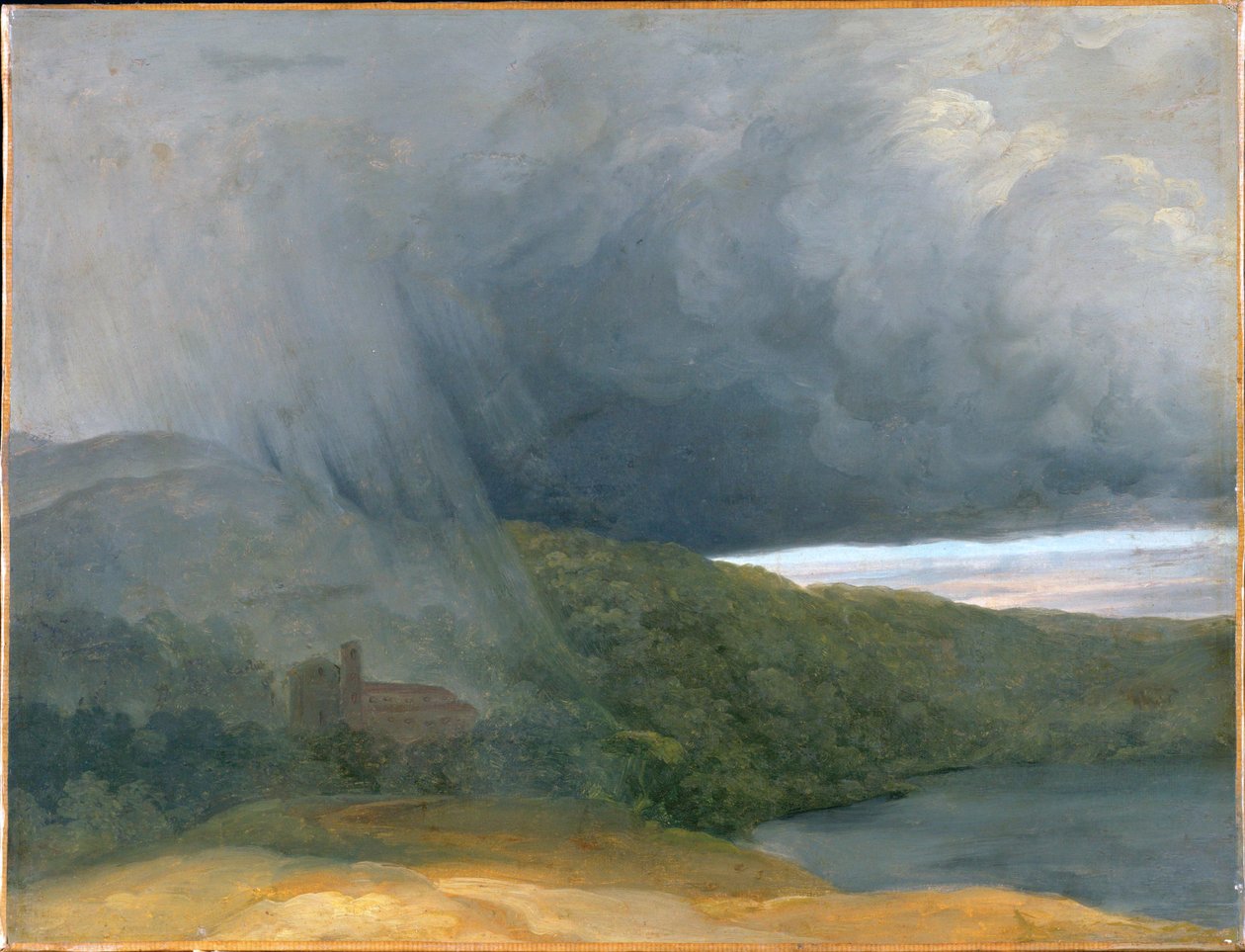Thunderstorm Over the Lakeshore by Pierre-Henri de Valenciennes