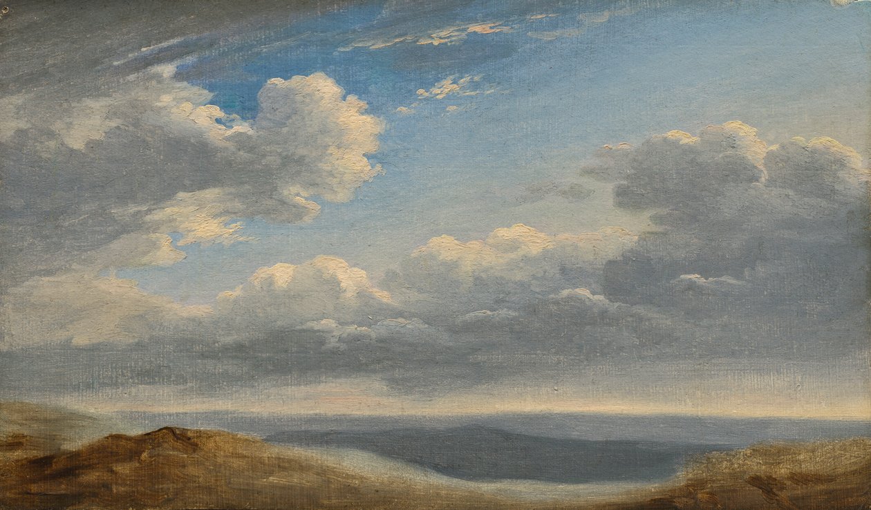 Study of Clouds over the Roman Campagna by Pierre-Henri de Valenciennes