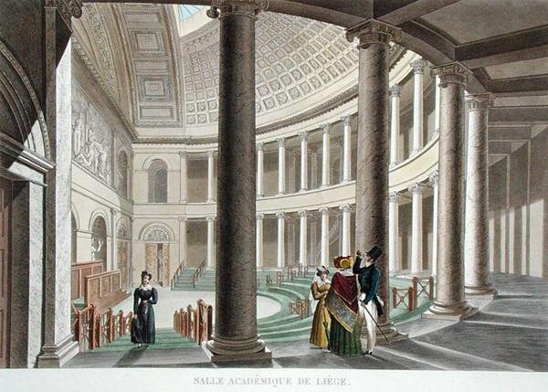 Interior of the Academy at Liege, from 