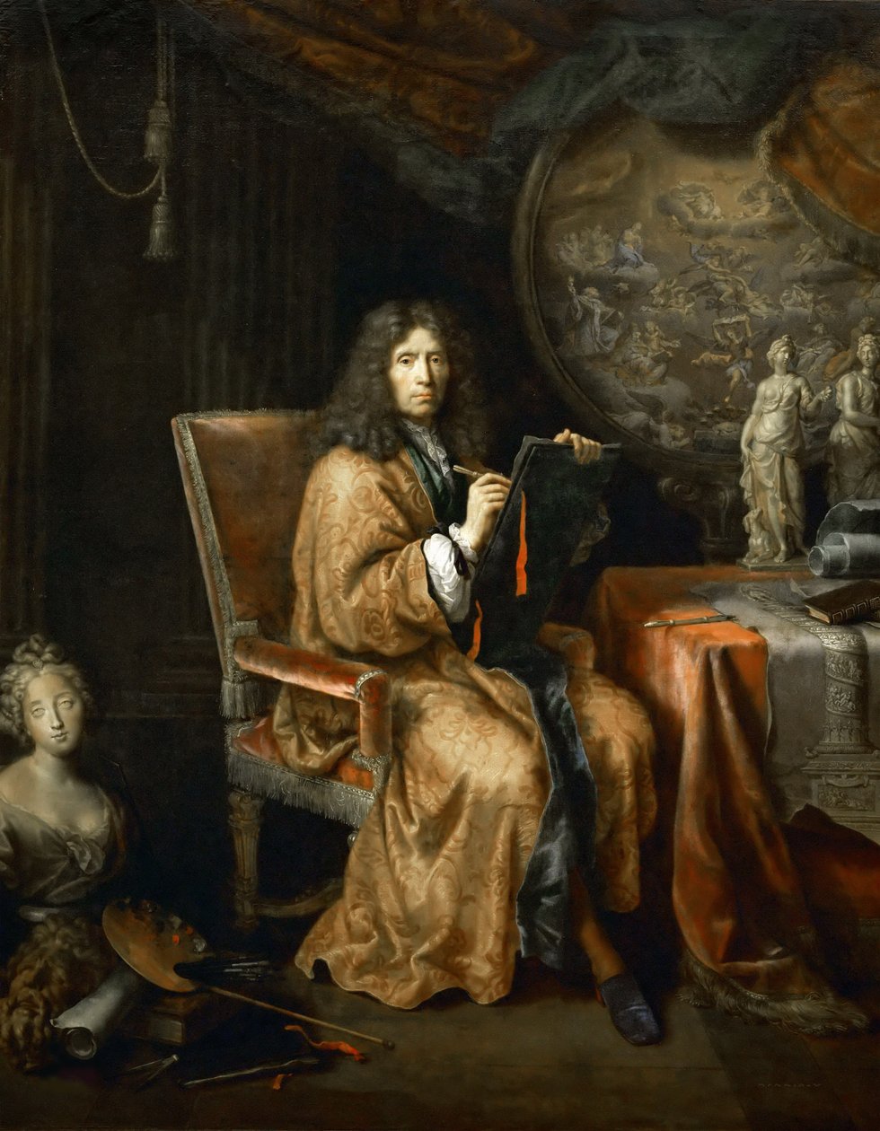 Self-Portrait by Pierre Mignard: Premium art reproduction