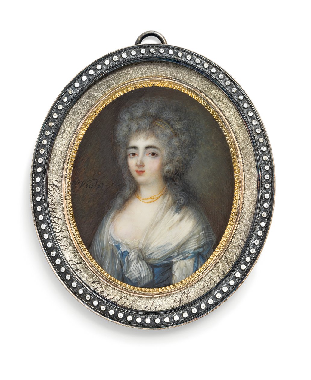 Stéphanie Félicité Ducrest de Saint-Aubin, Comtesse de Genlis by Pierre Noel Violet