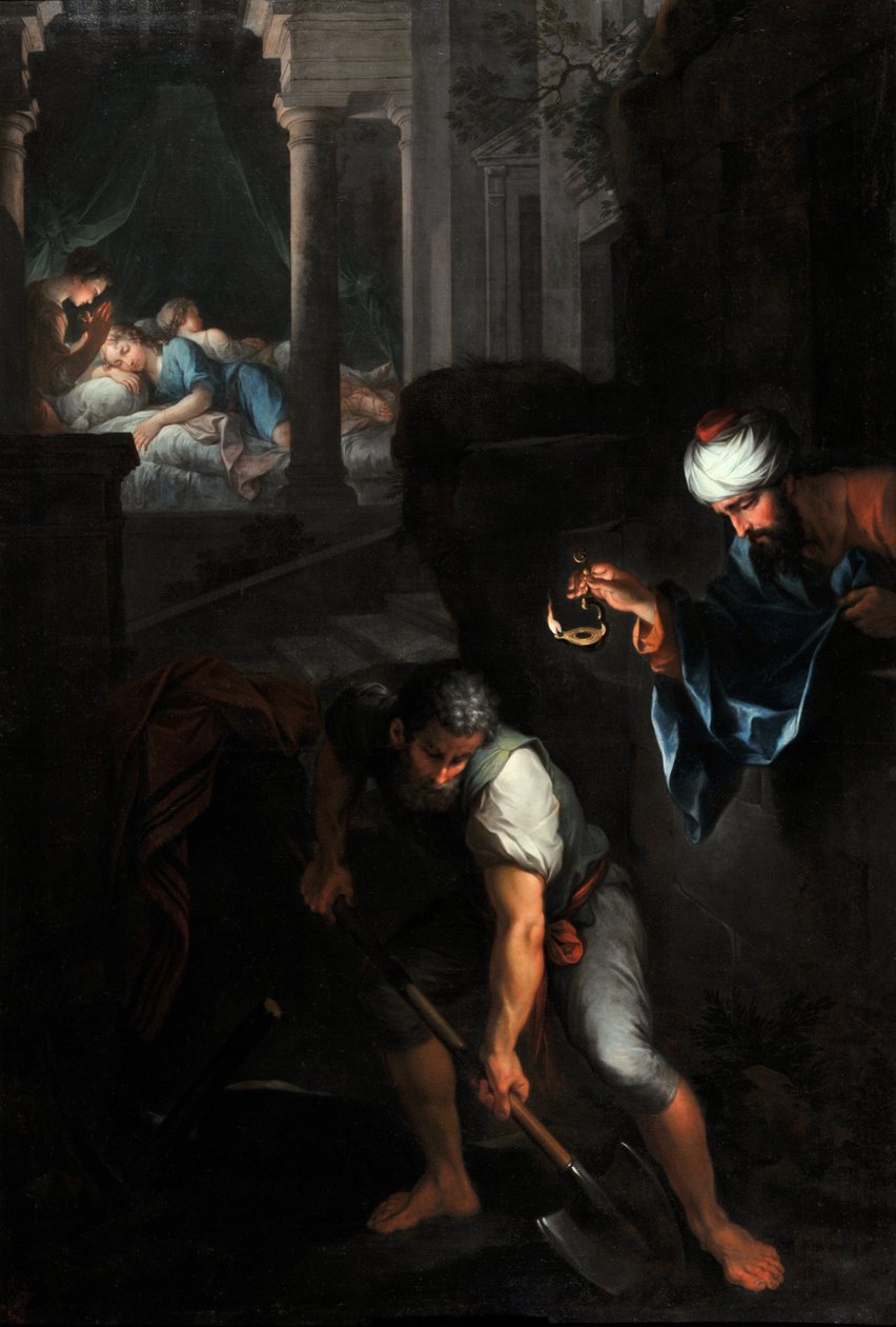 Raguel Digging His Pit by Pierre Parrocel