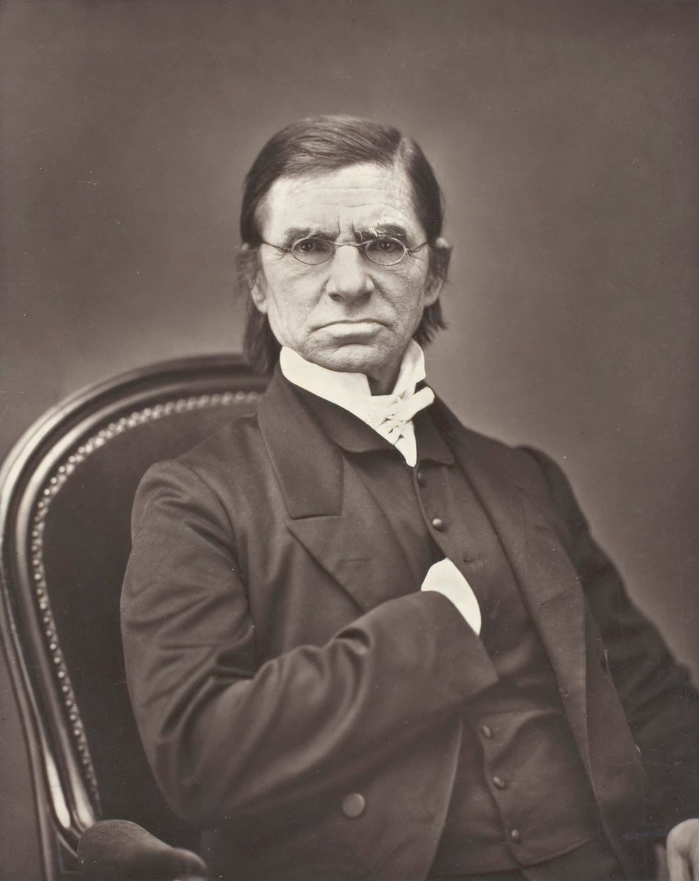 Émile Littré French lexicographer and philosopher by Pierre Petit
