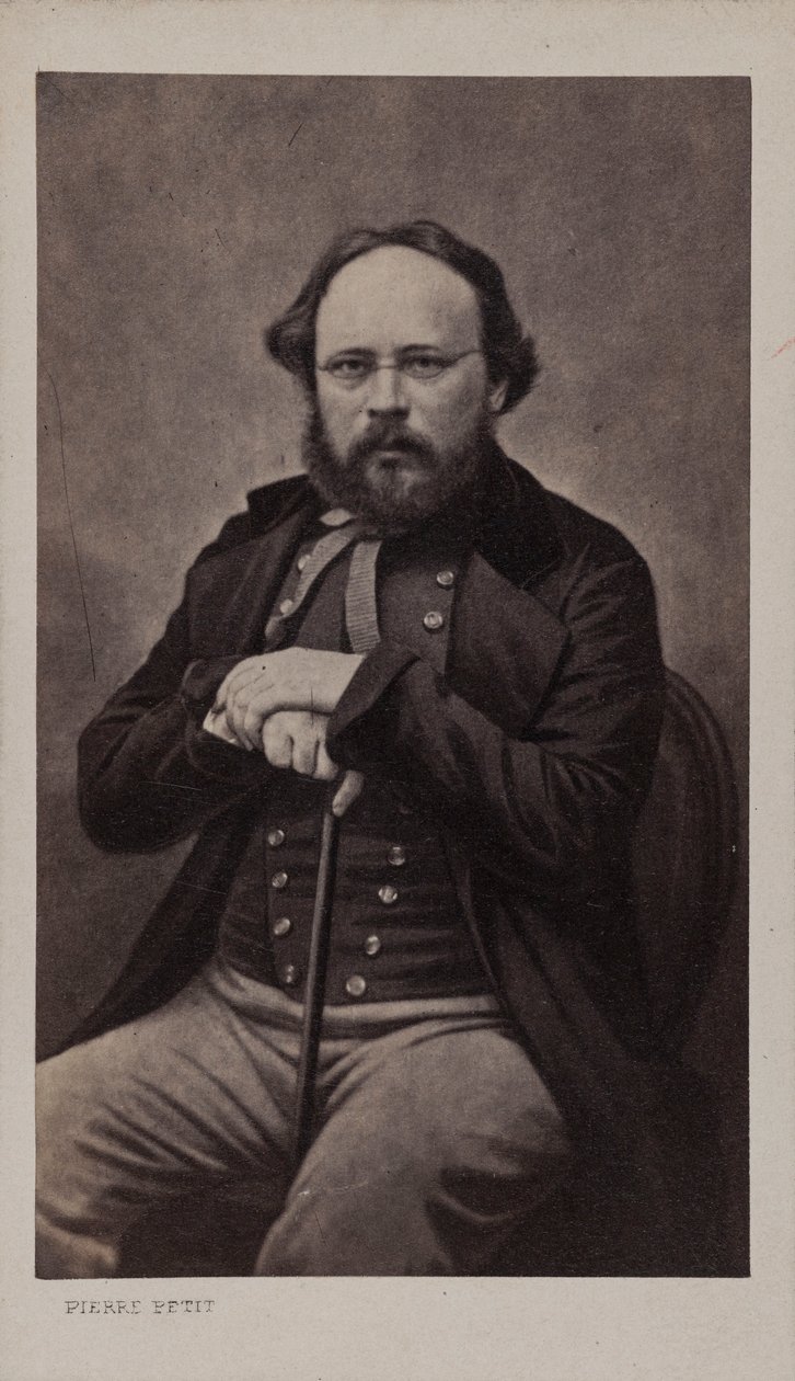 Portrait of Pierre-Joseph Proudhon by Pierre Petit