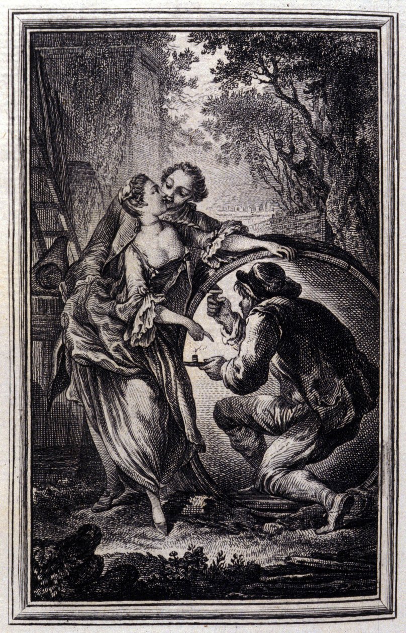 Le Cuvier (Illustration by P.P. Choffard, 1776) by Pierre Philippe Choffard