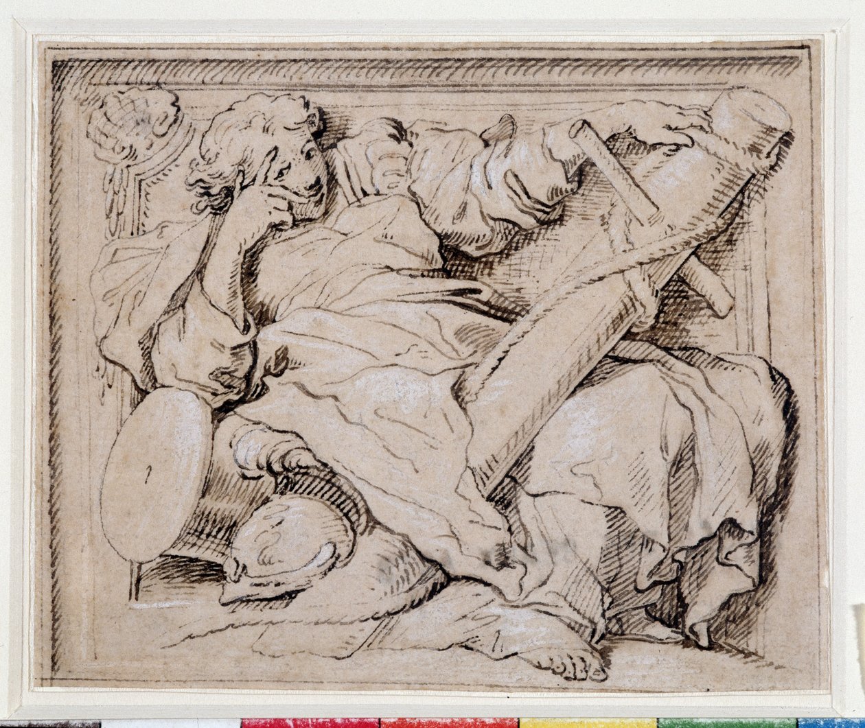 Low Relief Project for the Canopy of the Church of Santa Maria Assunta di Carignano, Representing Esperance by Pierre Puget