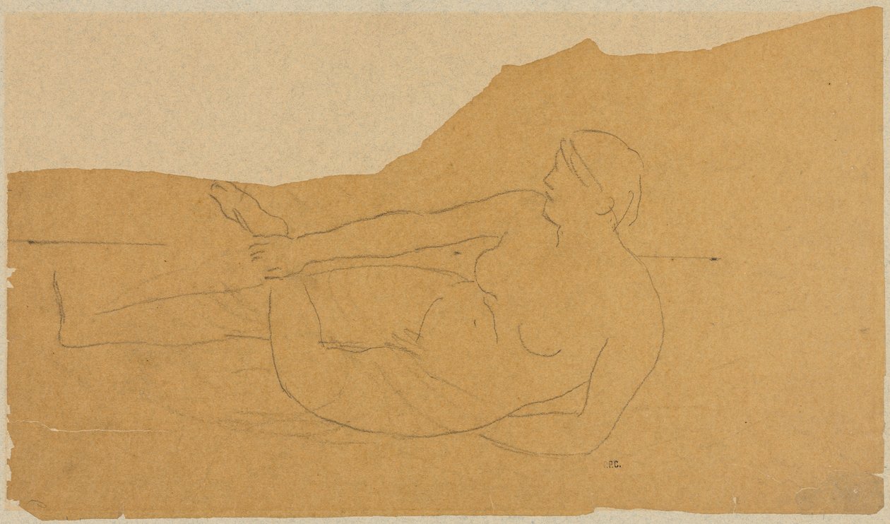 Female Nude by Pierre Puvis de Chavannes