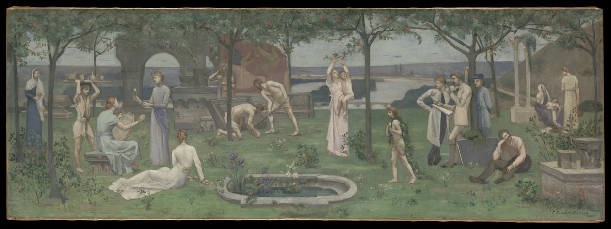 Between Art and Nature by Pierre Puvis de Chavannes