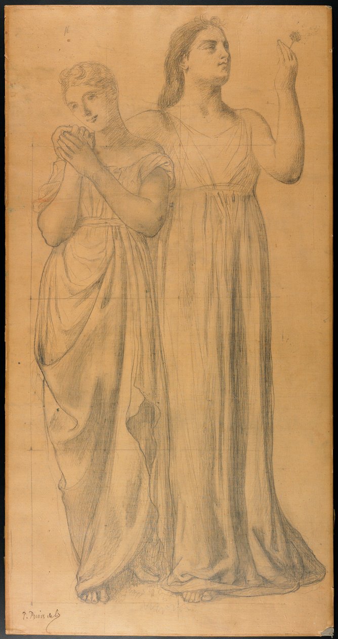 Study for Death and the Maidens by Pierre Puvis de Chavannes