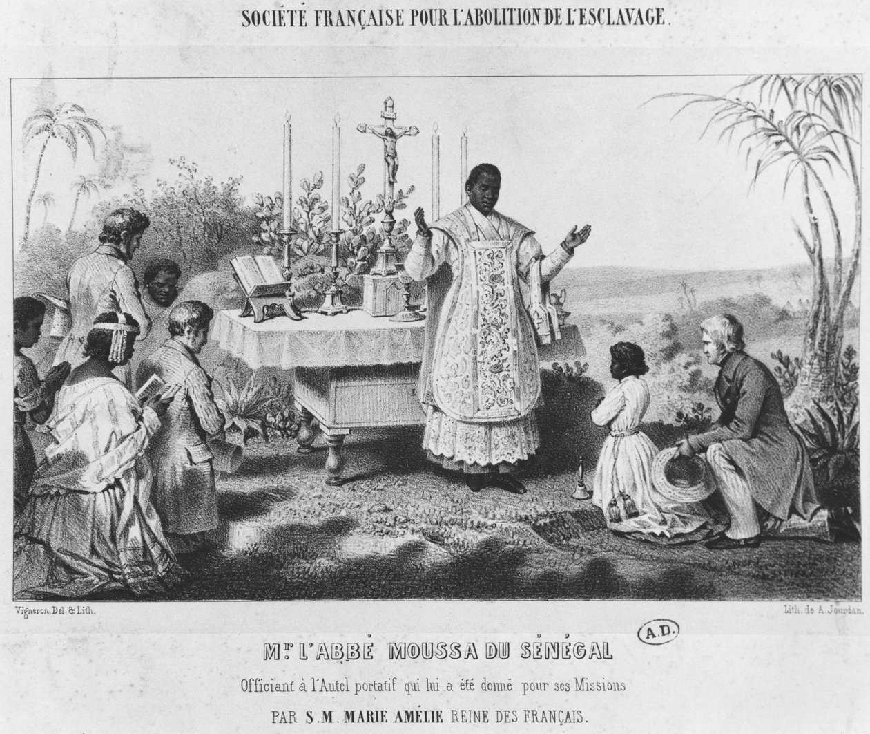 Abbot Moussa, Senegal, c.1840 by Pierre Roch Vigneron