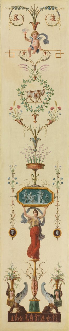Decorative Panel, 1790s by Pierre Rousseau