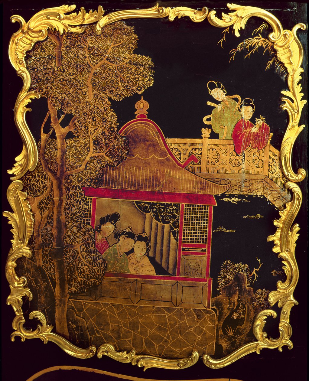 Side panel of a Louis XV Commode, c.1745 by Pierre Roussel