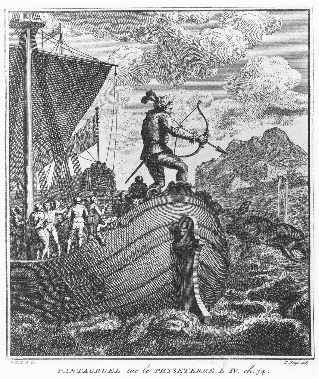 Pantagruel Kills Physeter by Pierre Tanje