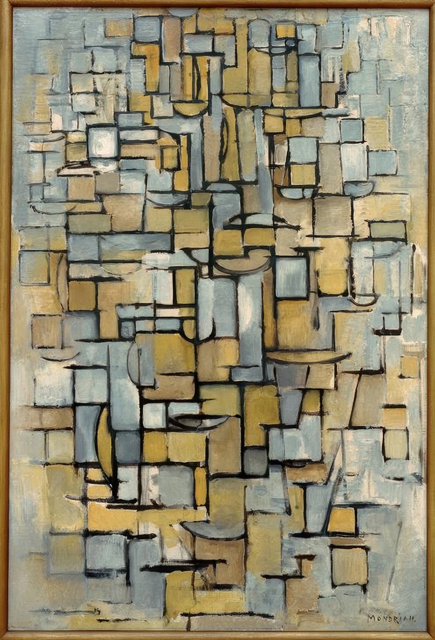 Tableau No. 1; Composition in Line and Color by Piet Mondrian