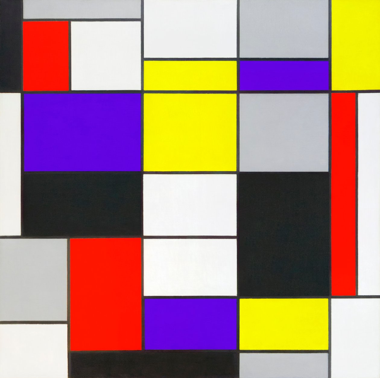 Composition A by Piet Mondrian: Premium art reproduction