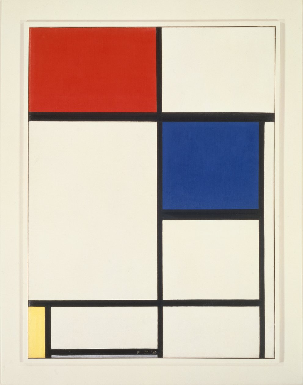 Composition with Blue, Red and Yellow by Piet Mondrian