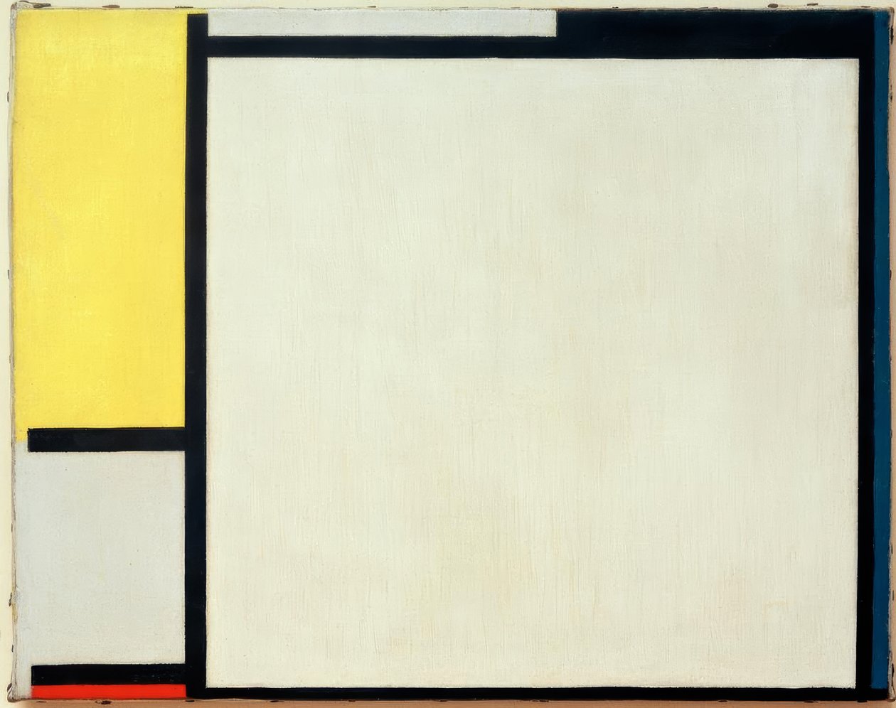 Composition with Yellow, Black, Blue, Red, and Gray by Piet Mondrian