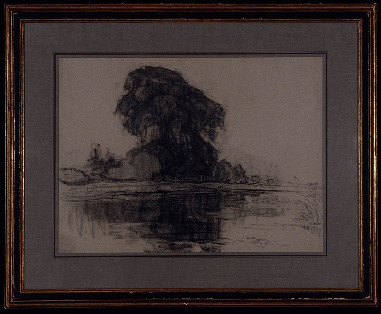 Landzicht Farm: Compositional Study by Piet Mondrian