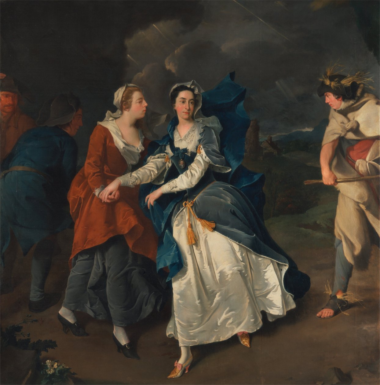 Mrs. Cibber as Cordelia by Pieter van Bleeck