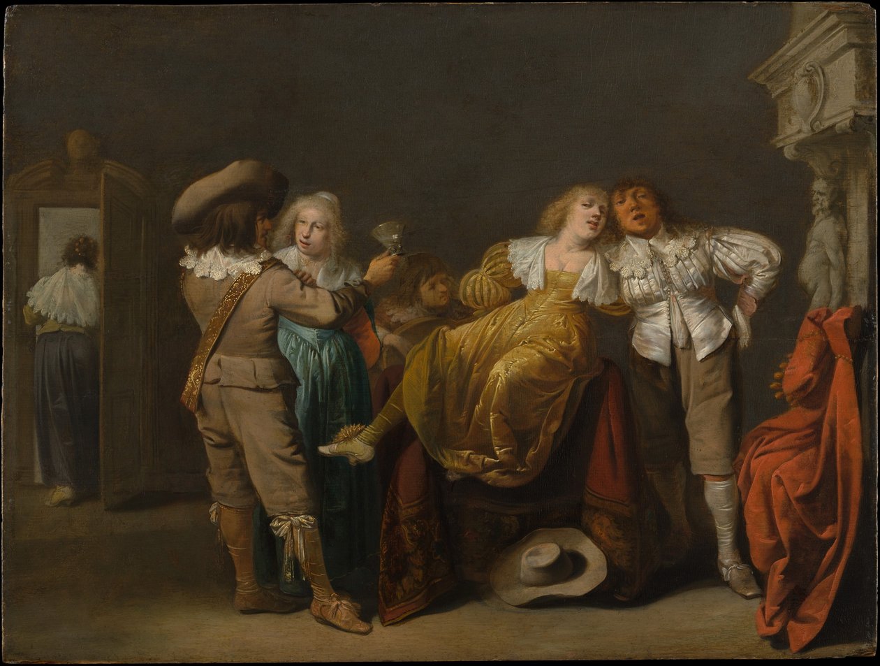 A Party of Merrymakers by Pieter Jansz. Quast