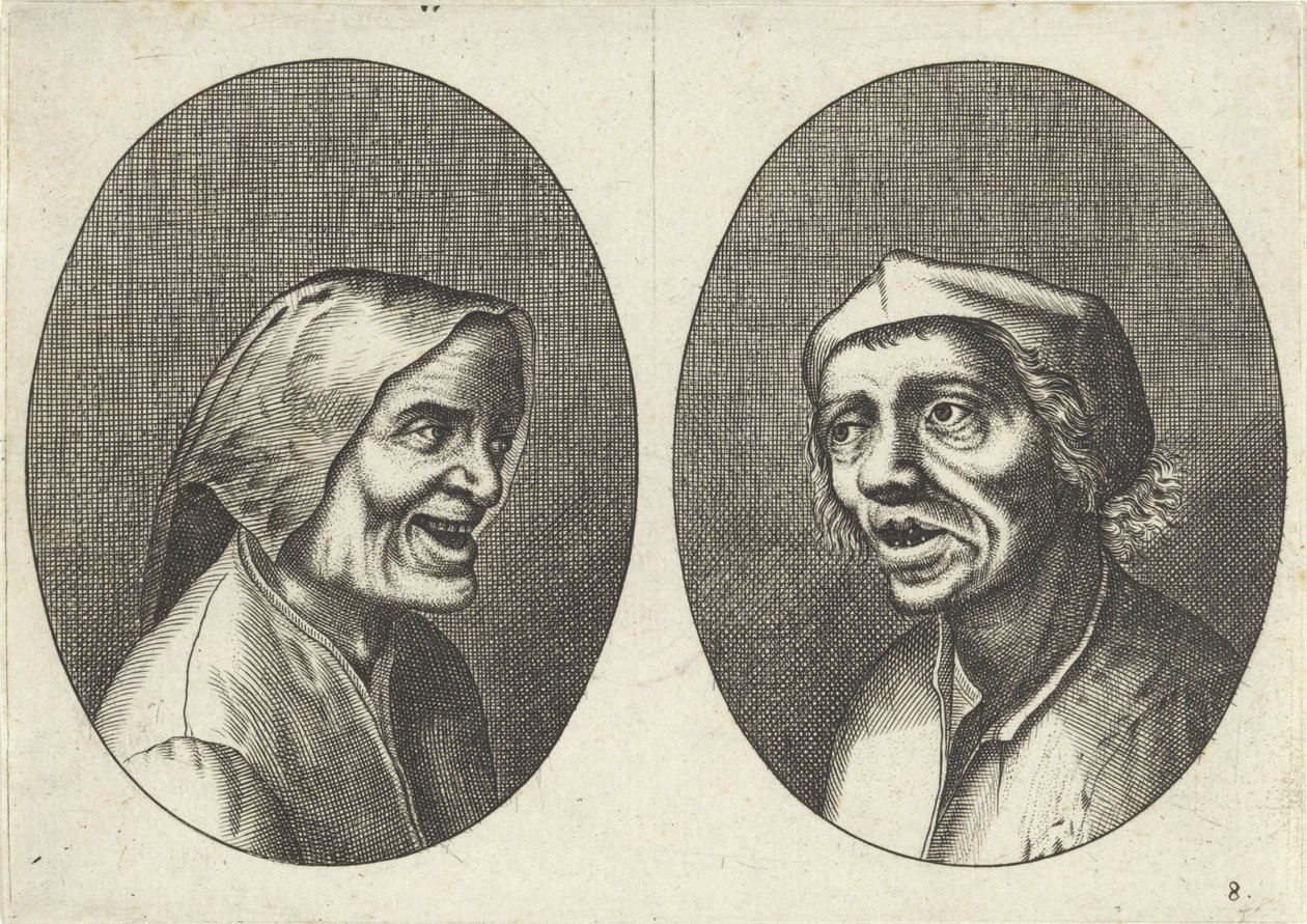 Goë Geurtjen and Kribbighe Babbe, 1612-1702 by Pieter The Elder after Brueghel