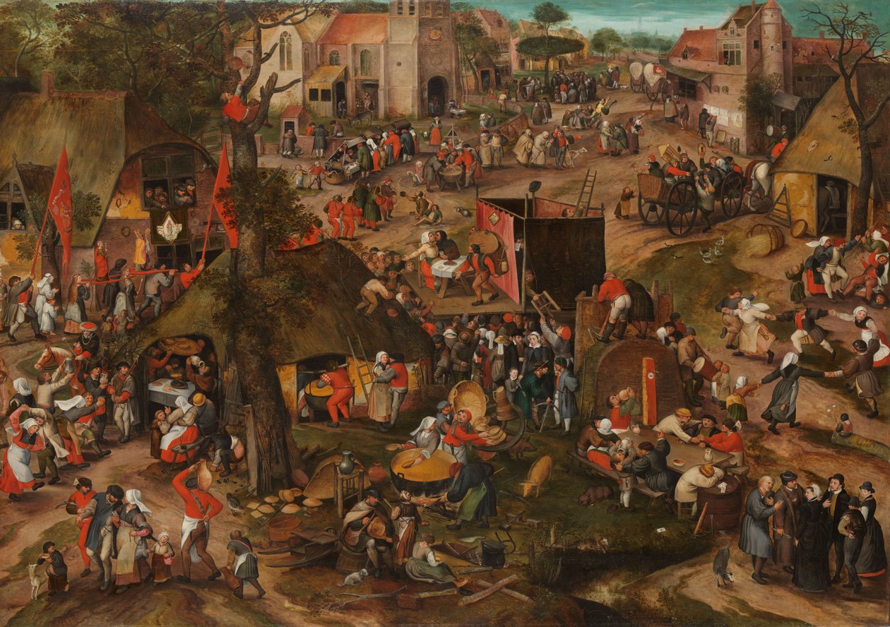A Flemish Kermis with a Performance of the Farce 