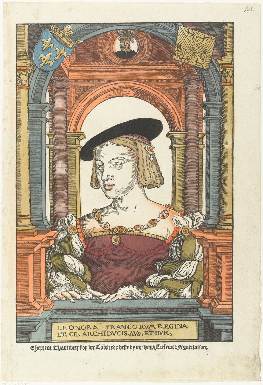 Portrait of Eleanor of Austria 1498-1558, 1539 by Pieter Coecke van Aelst
