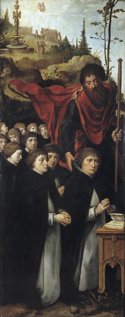 The Apostle Saint James the Great with Preachers (Right Panel of The Last Judgment Triptych) by Pieter Coecke van Aelst